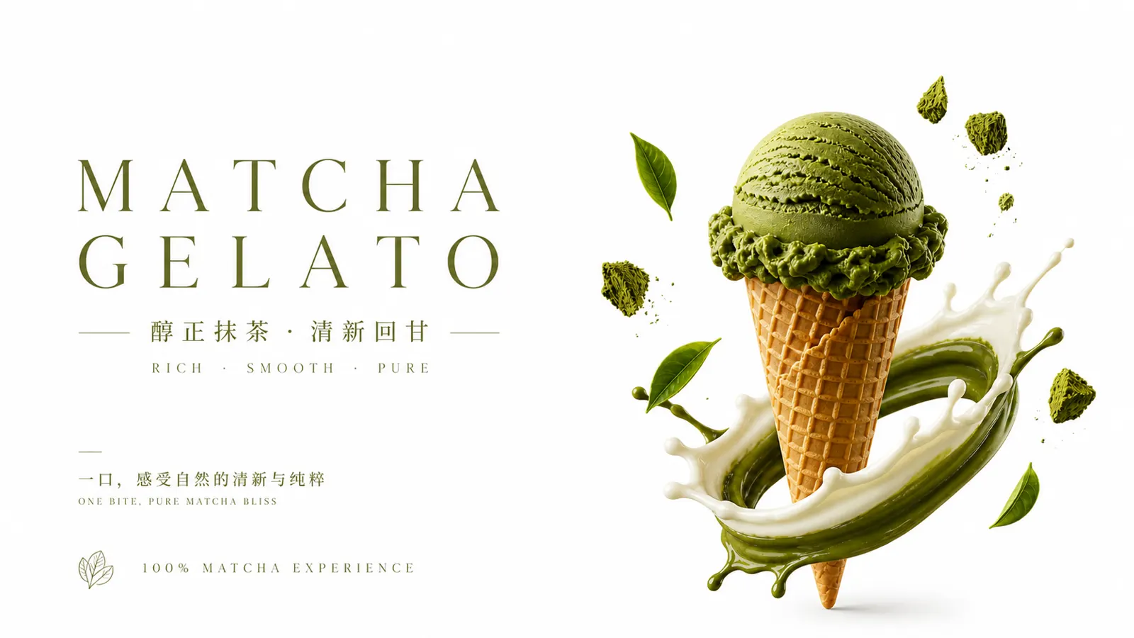 抹茶 Gelato 海报